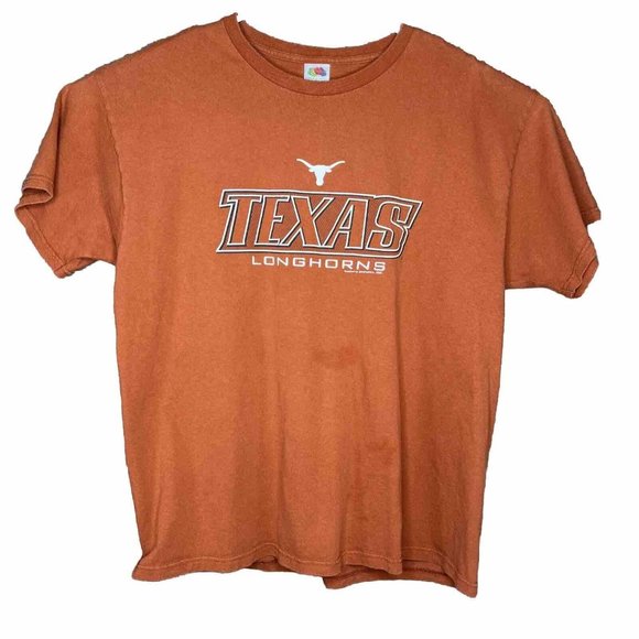 Fruit of the Loom Other - Texas Longhorns Knights Apparel Men’s XL T-Shirt Short Sleeve Orange